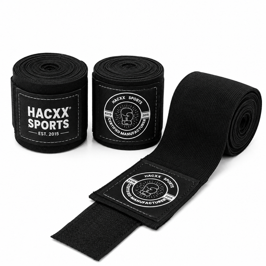 HACXX SPORTS Premium MMA Hand Wraps – Professional Boxing, Kickboxing & Martial Arts Hand Protection Wraps