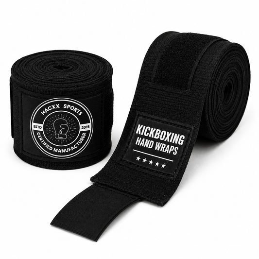 HACXX Sports Premium Kickboxing Hand Wraps – Heavy Duty Boxing, MMA & Muay Thai Training Wraps